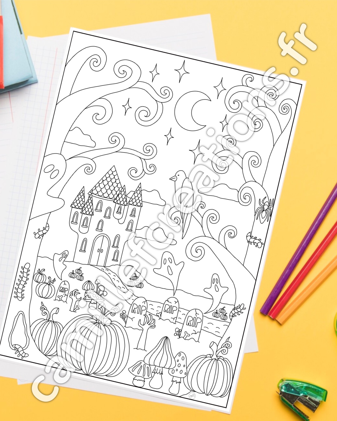 Coloriages Halloween – Image 2