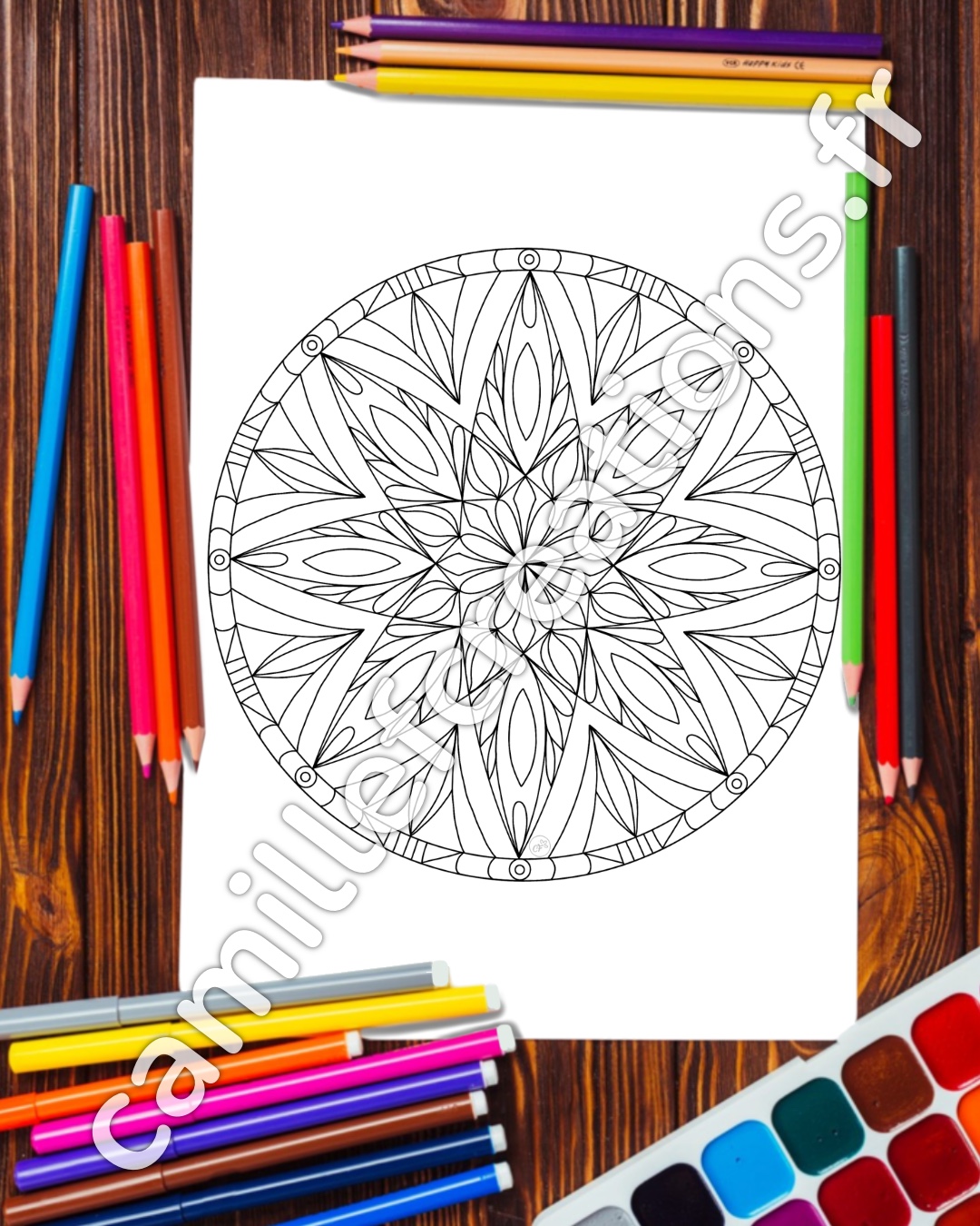Coloriages Rosaces, partie 1 – Image 2